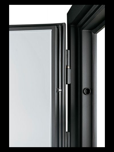 ЙОШКАР-ОЛА. АНТАРЕС. СТАЛЬ 2 мм. МАНЧЕСТЕР (ТРЕХКОНТУРНАЯ). БЕТОН СВЕТЛЫЙ/ БЕЛЫЙ МАТОВЫЙ с ЧЕРНЫМ МОЛДИНГОМ. ПОВЫШЕННАЯ ТЕПЛО- И ЗВУКОИЗОЛЯЦИЯ.