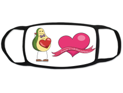 Маска защитная тканевая на лицо #11 на День влюблённых, 14 февраля