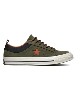 Кеды Converse One Star Sp зимние зеленые