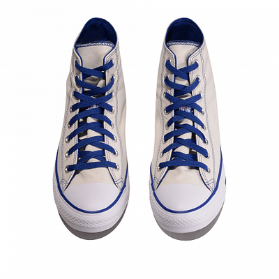 конверсы сине-белые высокие