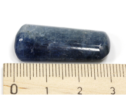 Кианит синий, галтовка, Бразилия (30*12*6 мм, 6,2 г) №28500