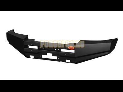 Передний силовой бампер серии Туризм без дуг на Suzuki Jimny III 2005-2012 (02.156.01)