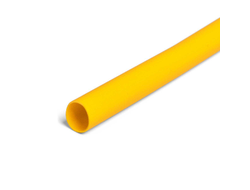 Трубка термоусадочная ТНТ-2/1 желт с коэффициентом усадки 2:1 в метровой нарезке