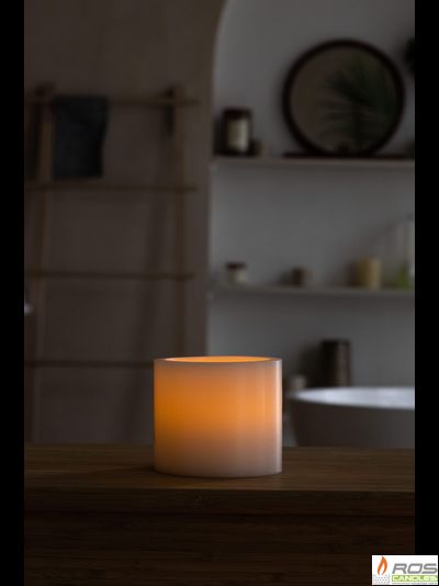 Гладкий парафиновый плафон для LED свечей - 11,7*10см