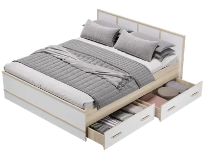 «Сакура» BTS кровать 1.4м LIGHT дуб сонома/белый (BTS)