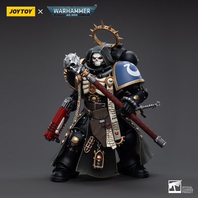 Примарис Капеллан Ультрамаринов (Warhammer 40k) - КОЛЛЕКЦИОННАЯ ФИГУРКА 1/18 Ultramarines Primaris Chaplain Brother Varus (JT5567) - JOYTOY