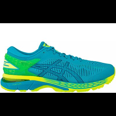 Asics Gel-Kayano 25 Голубые с желтым