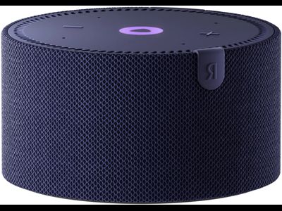 Умная колонка Яндекс Станция Мини без часов с Алисой, синий сапфир, 10Вт