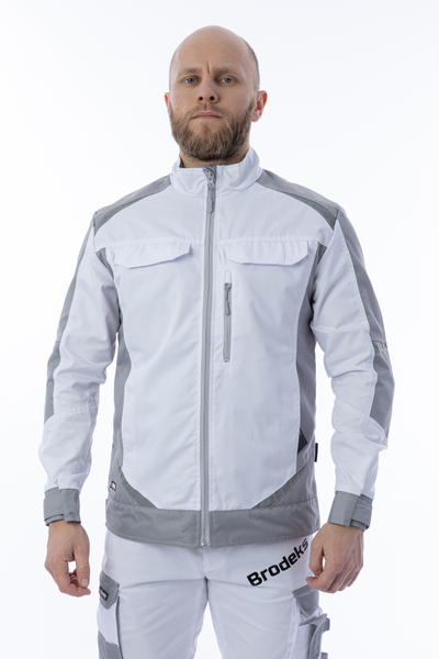Куртка BRODEKS KS 202 цв. белый/серый