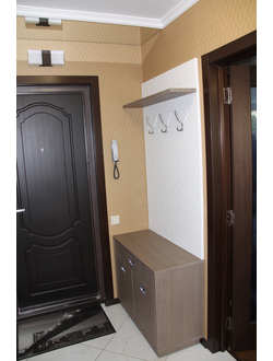 Прихожая с декоративной отделкой