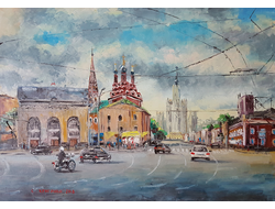 Картина Таганка. Церковь Николая Чудотворца на Болвановке
