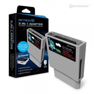 Retron 5 Адаптер 3 в 1 для Game Gear / Master System / Master System Card картриджей