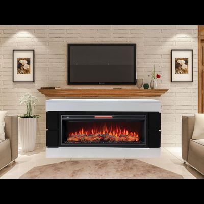 Линейный электрокамин Норман WT-DK с очагом Joker 45