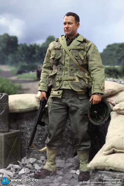 КАПИТАН ДЖОН МИЛЛЕР (СПАСТИ РЯДОВОГО РАЙАНА, ТОМ ХЭНКС) - ФИГУРКА 1/6 WWII US 2nd Ranger Battalion Series 3 Captain Miller (A80145) - DID