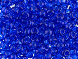 БИСЕР PRECIOSA 10/0 - 50г - 30080 ПРОЗРАЧНЫЙ ГЛЯНЦЕВЫЙ СИНИЙ