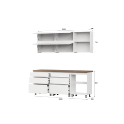 Кухня Одри 2,0 белая