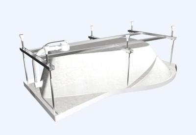 Акриловая ванна Triton Мишель Правая,180х96x64 см