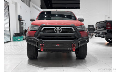 Бампер силовой передний BMS ALFA для Tayota Hilux 2020-2024