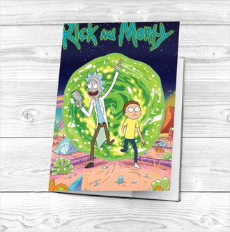 Обложка на паспорт  Рик и Морти  ,  Rick and Morty № 2
