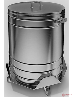 Бак для отходов передвижной БПн-450/450/500 (AISI 430)