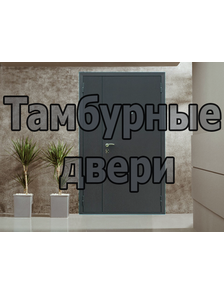 Двери тамбурные (двустворчатые)