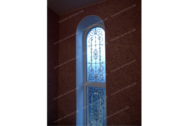 пленка витраж для окна в доме - фото 3