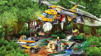 Lego city jungle air drop helicopter store