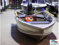 Тент на лодку САЛЮТ Realcraft 370 ( лекало в WELLBOAT 37 NEXT арт. 947, 856)
