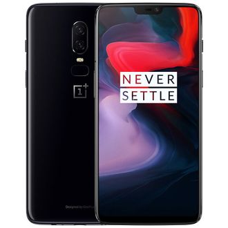 OnePlus OnePlus 6 6/64GB Зеркальный Черный