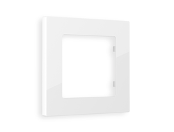 Рамка 1-ая Белый глянец, коллекция TECHNO - Ambrella Volt - ALFA