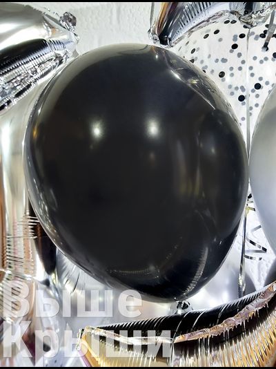 Чёрный пастель 30см