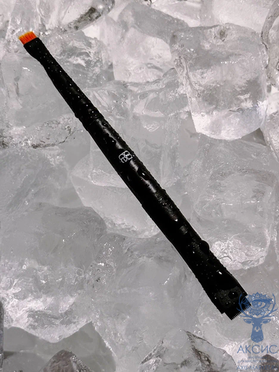 Кисть PACE №2 + доп. аппликатор в желтом упругом для ламинирования ресниц