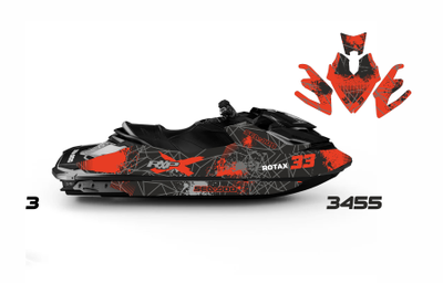 Наклейки на Гидроцикл SeaDoo BRP RXT RXP 215 260 300 2012-2017г. #3455
