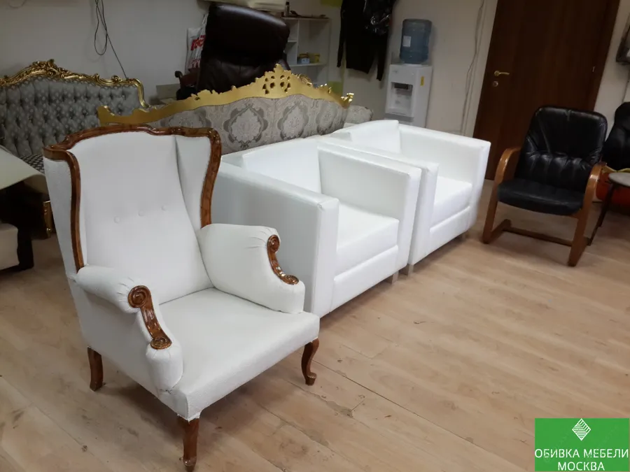 Обивка итальянских кресел экокожа
