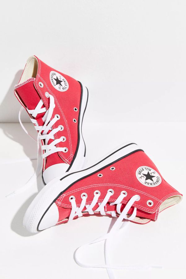 Кеды Converse All Star M9621C классика красного цвета, высокие красные ...