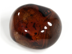 Сердолик, сардоникс, полировка, Индия (37*32*23 мм, 39 г) №28288