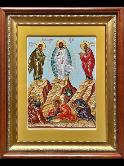 Преображение Господне. Рукописная икона