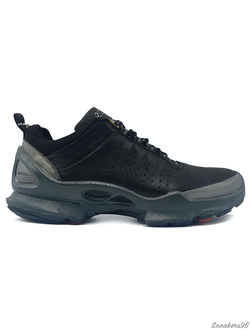 Ecco Biom C Black/Grey Leather Мужские купить в Екатеринбурге кроссовки