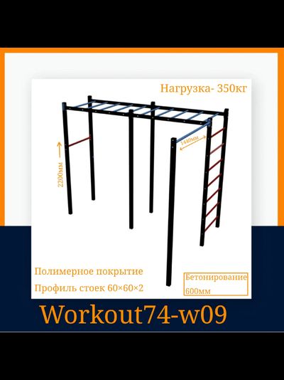 Спортивная площадка WORKOUT w09