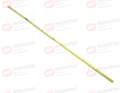 G-2201 Профиль металлический цвет: золото, "П"-образный перфорированный 50х50 L=2400 мм шаг 50 мм W30.5xH17xL2400мм толщина стенки 1.2мм