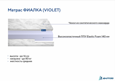 Матрас VIOLET (ФИАЛКА)