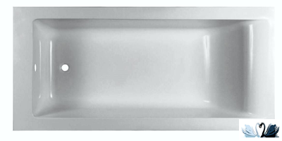 Ванна Эстет Дельта 180 x 80 см, прямоугольная каменная