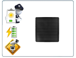 DE/BL25A Солнечная панель с аккумуляторами для питания электронных устройств напряжением 12В/2А; 9В/2,67А; 6В/4А и обеспечения автономной работы в уличных условиях, 25 А/ч