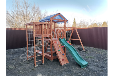 Детская площадка Савушка Мастер 3 (Махагон) в Чертовицке