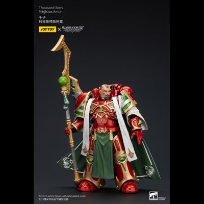 Магистус Амон, капитан Тысячи Сынов (Warhammer Horus Heresy) - КОЛЛЕКЦИОННАЯ ФИГУРКА 1/18 Thousand Sons Magistus Amon (JT5826) - JOYTOY