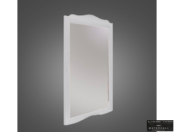 KERASAN Retro Зеркало в деревянной раме 63xh116 см, цвет: bianco matt (белый матовый)