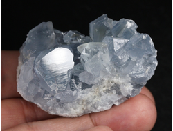 Целестин голубой, друза кристаллов, Мадагаскар (53*36*33 мм, 117 г) №37784