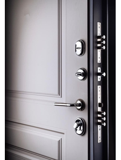 Входная Дверь ВИКТОРИЯ серая ТЕРМО Антарес