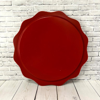 Тарелка поднос Фигурная 250 мм панно с росписью Хохлома