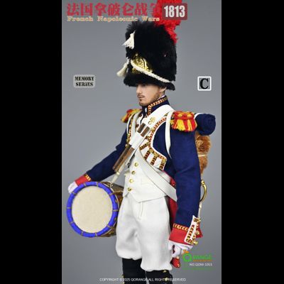 ПРЕДЗАКАЗ - Барабанщик армии Наполеона - Коллекционный КОМПЛЕКТ 1/6 Napoleonic Wars France 1813 Accessory Set (QOM-1055C) - QORANGE QOTOYS ?ЦЕНА: 13300 РУБ.?